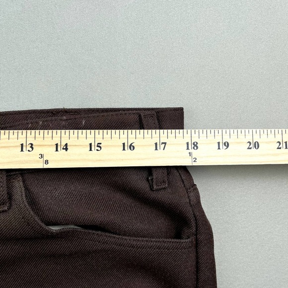Vintage Levis Sta-Prest Pants Mens 36 Brown Straight Dress Slacks Made USA 90s - Picture 11 of 15